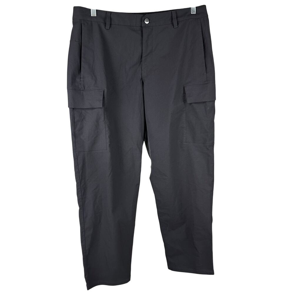 Lululemon Utilitarian Cargo Pant Black Granite Men's Size 36 x 29 EUC